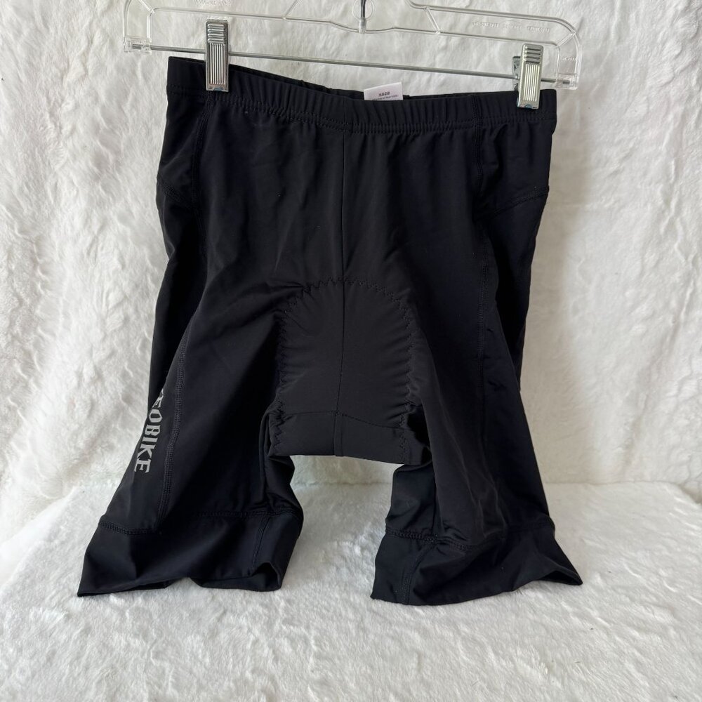 Mens Veobike Bike Shorts Sports Wear Padded Cushion Crotch Cycling Black SZ Med
